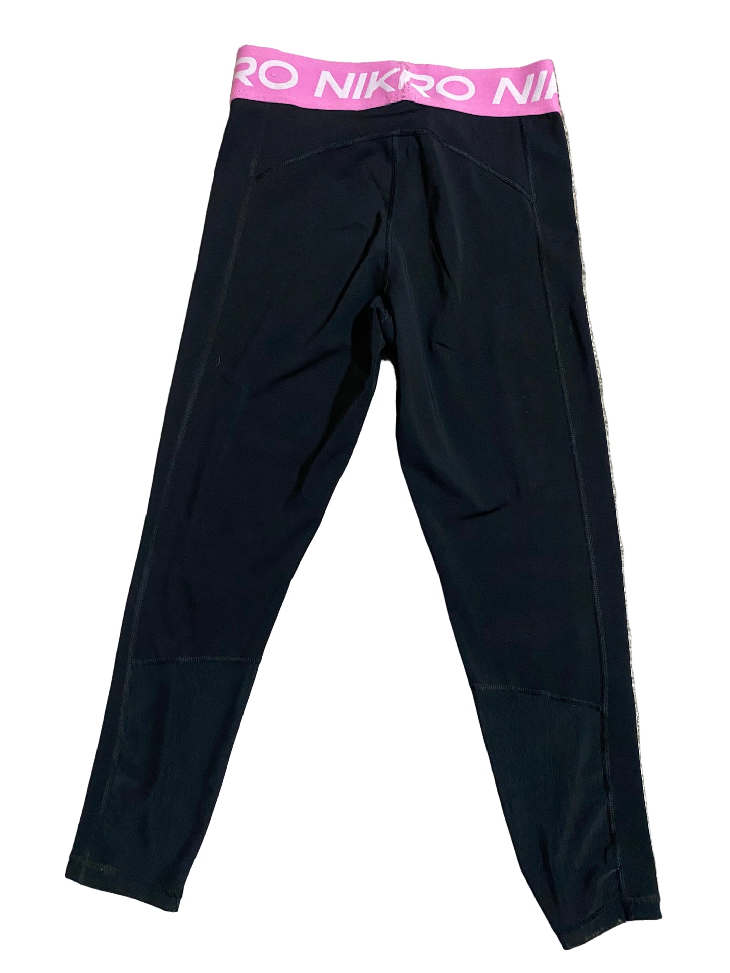 NIKE PRO Dri Fit Women’s 3/4 Length Black Leggings Size 8-10