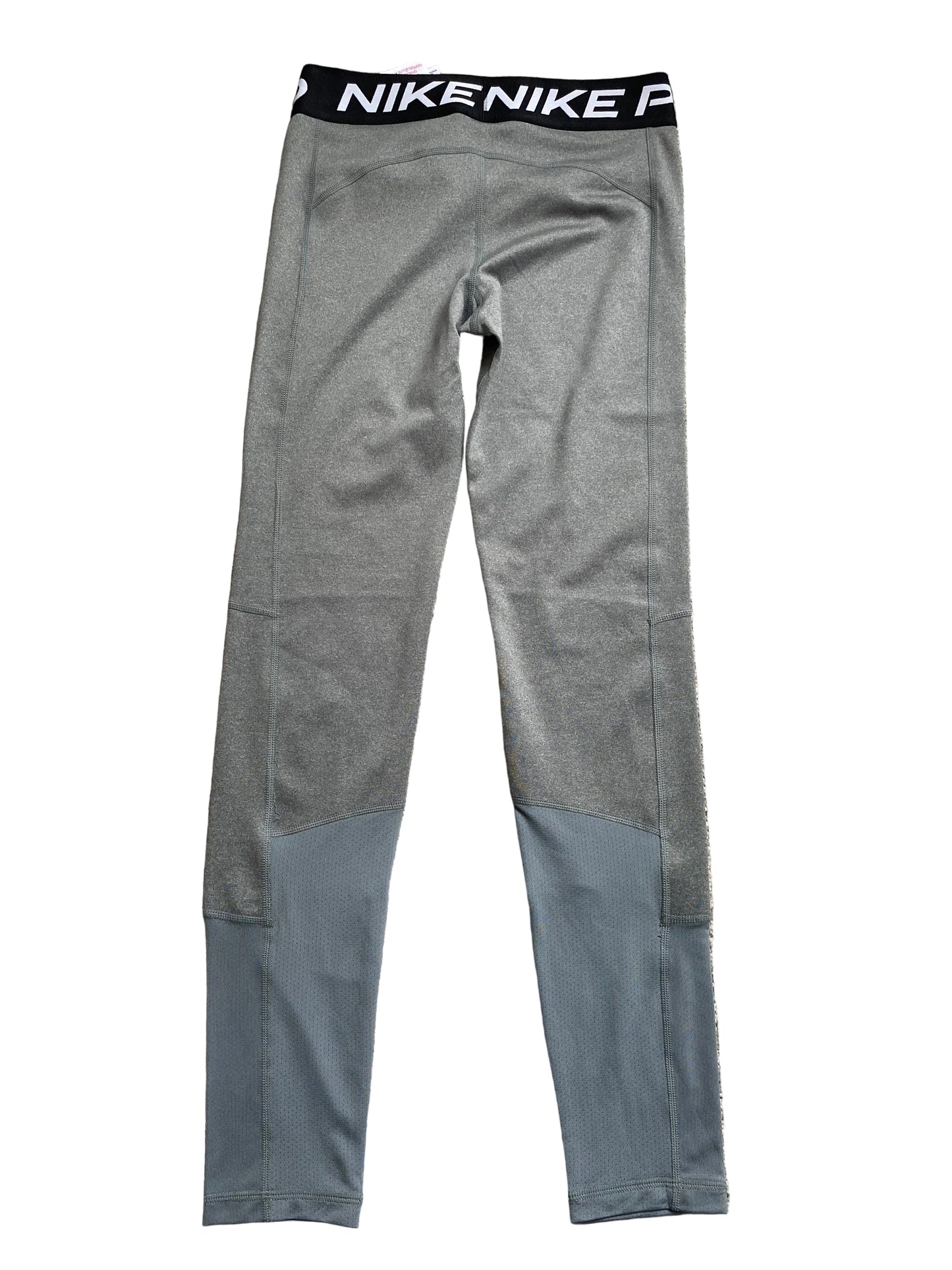 NIKE Pro Dri Fit Girls Grey Leggings Age 13-15