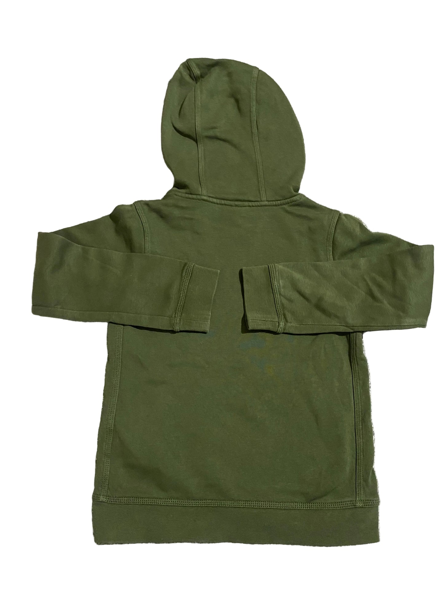 NIKE Boys Khaki Green Hoodie Age 8-10