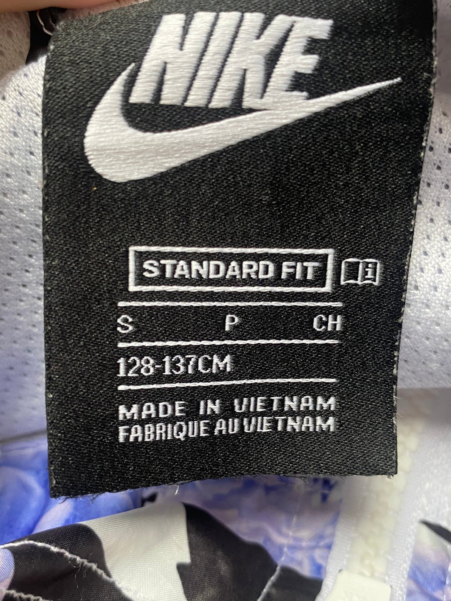 NIKE Girls White Lightweight Jacket Age 8-10