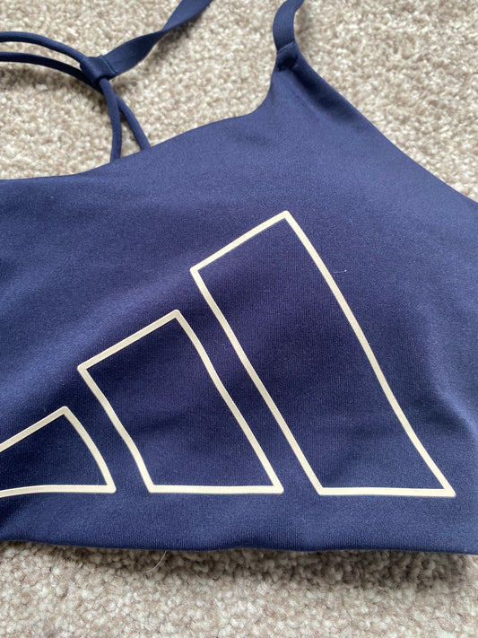 ADIDAS Aeroready Women’s Navy Padded Sports Bra 14-16