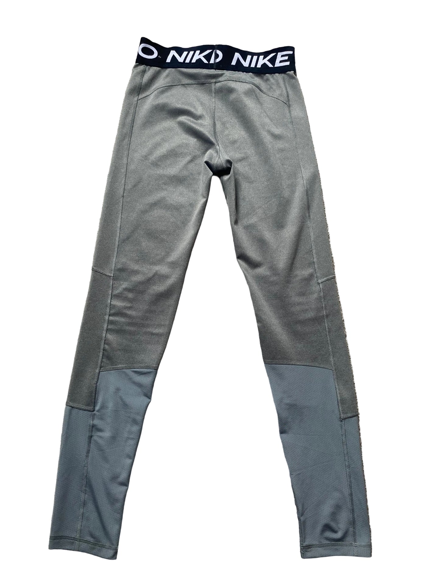 NIKE Pro Dri Fit Girls Grey Leggings Age 13-15