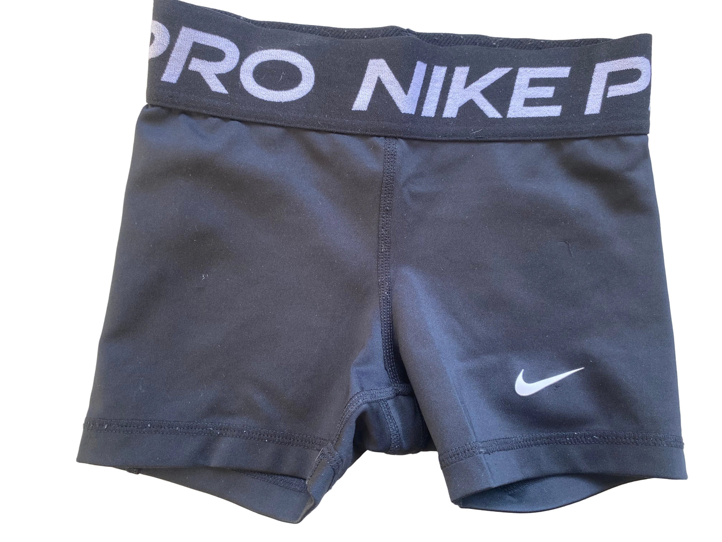 NIKE PRO Dri Fit Girls Black Shorts Age 7-8