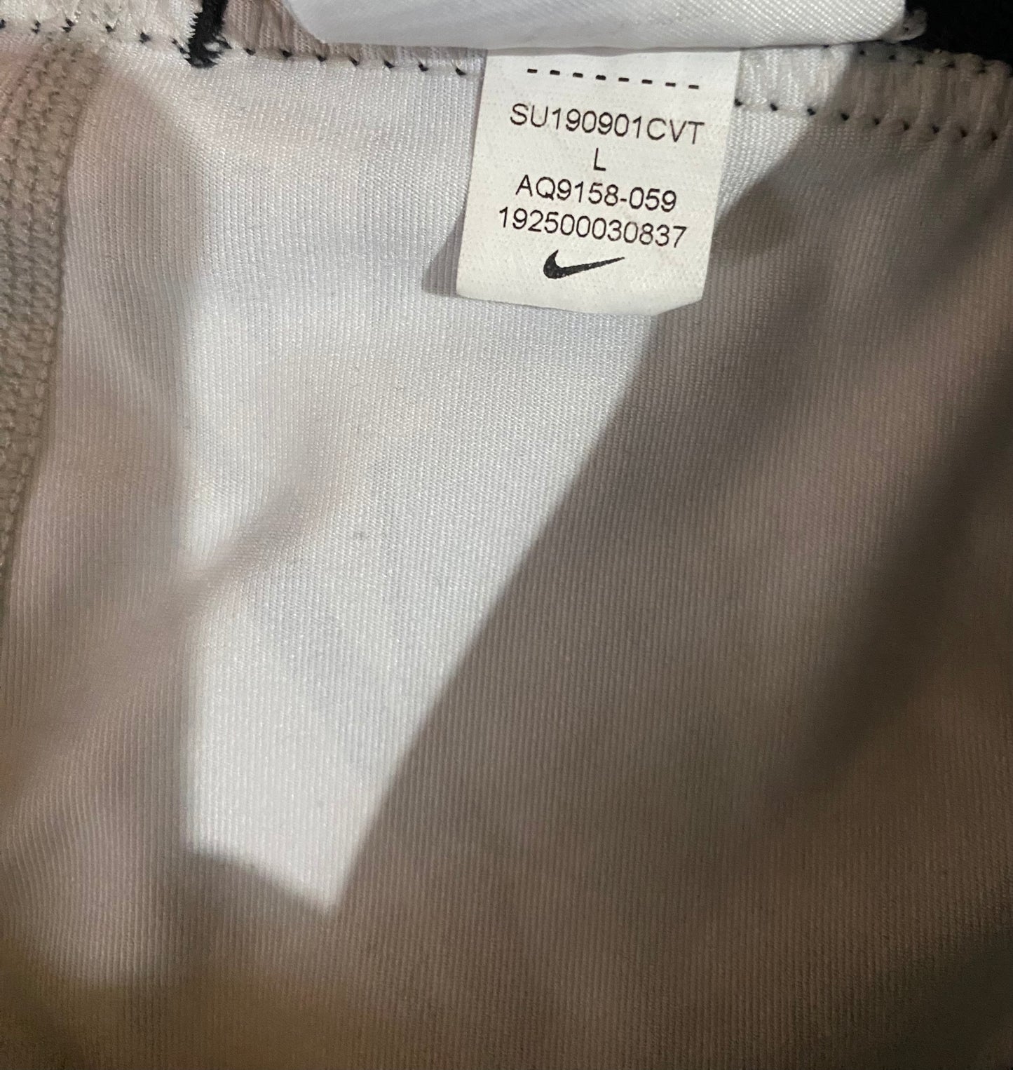 NIKE PRO Dri Fit Grey White Girls Shorts Age 12-13