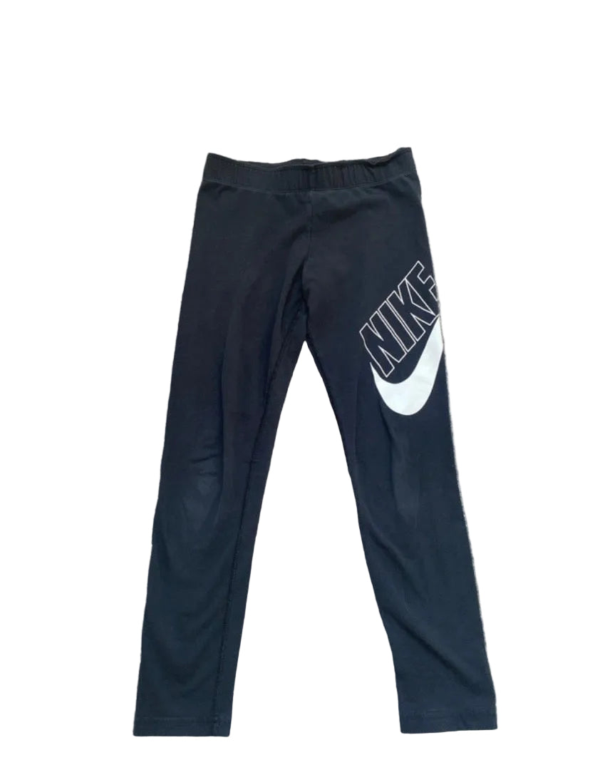 NIKE Girls Black Leggings Age 8-10