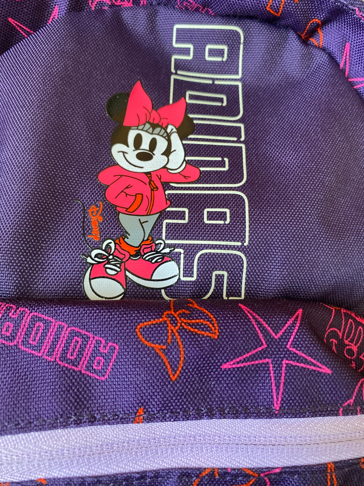 ADIDAS X DISNEY Purple Minnie Mouse Backpack