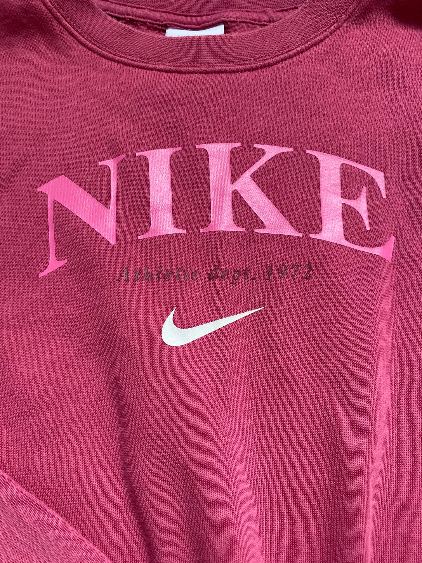 NIKE Girls Pink Sweatshirt Age 12-13