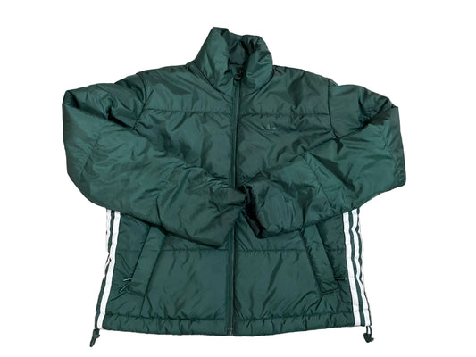 ADIDAS Women’s Vintage Dark Green Puffer Jacket Size 4