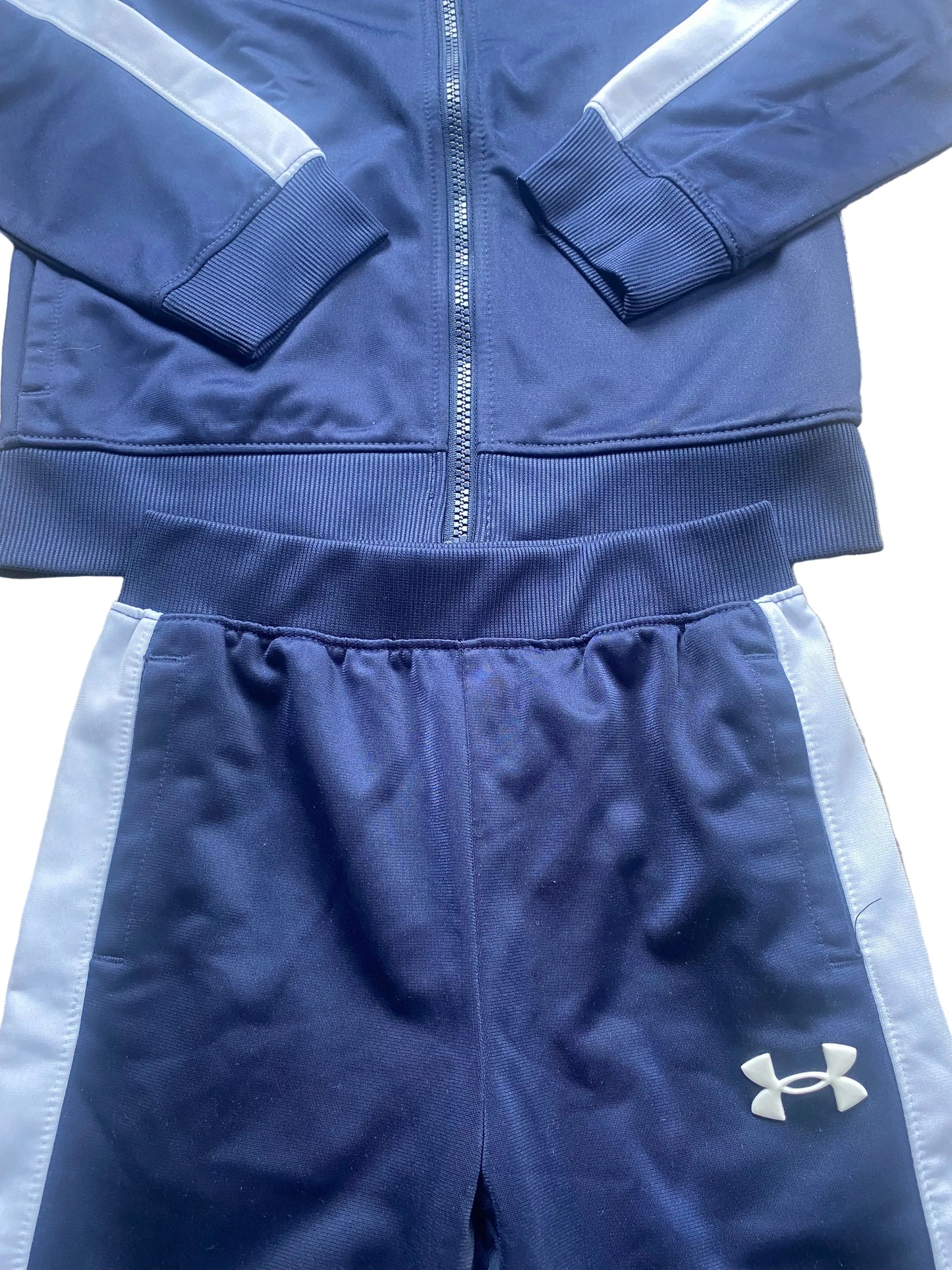UNDER ARMOUR Boys Navy Tracksuit Age 5-6