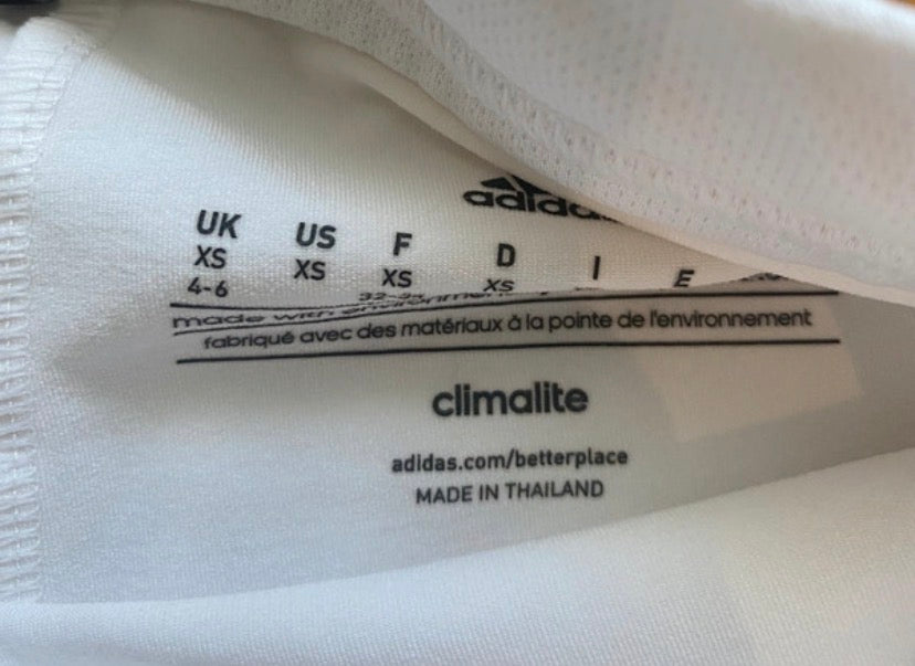 ADIDAS Climalite White Tennis Skort Size 4-6