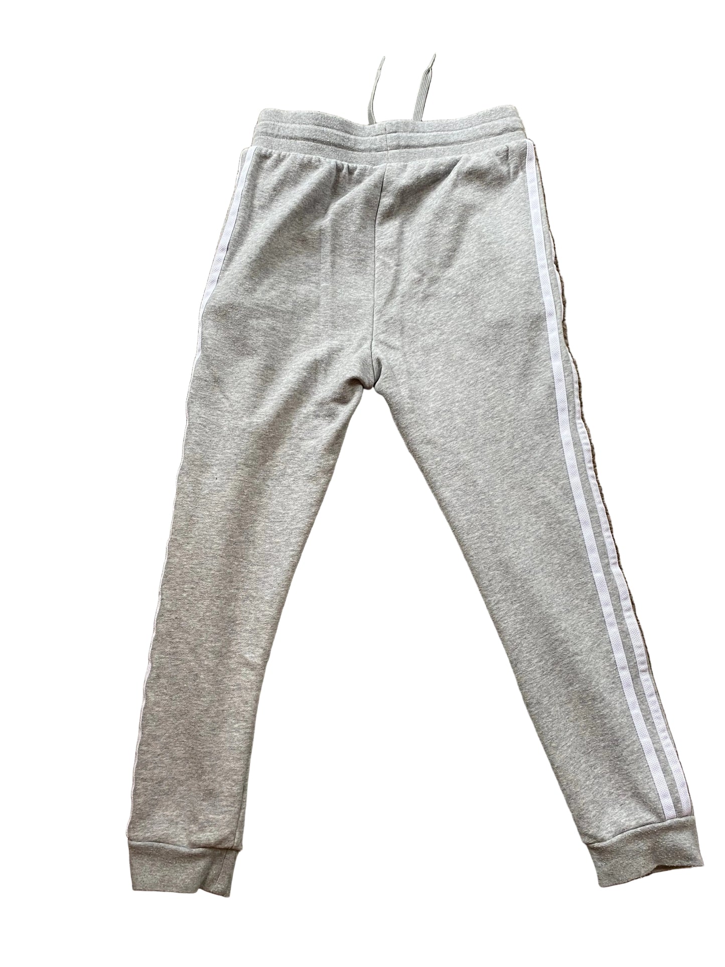 ADIDAS Girls Grey Tracksuit Bottoms Age 9-10