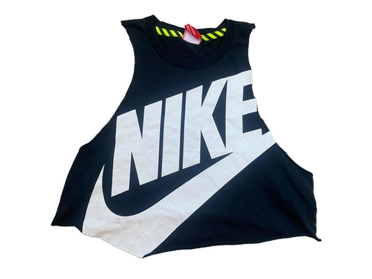 NIKE Women’s Track Tank Top Cropped Black 4-6