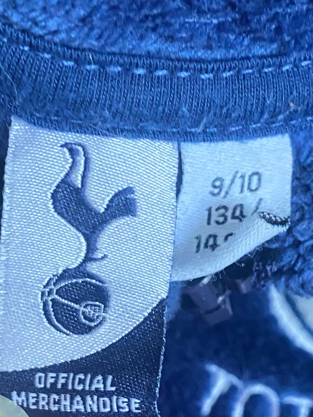 TOTTENHAM HOTSPUR Blue Onesie Pyjamas Age 9-10