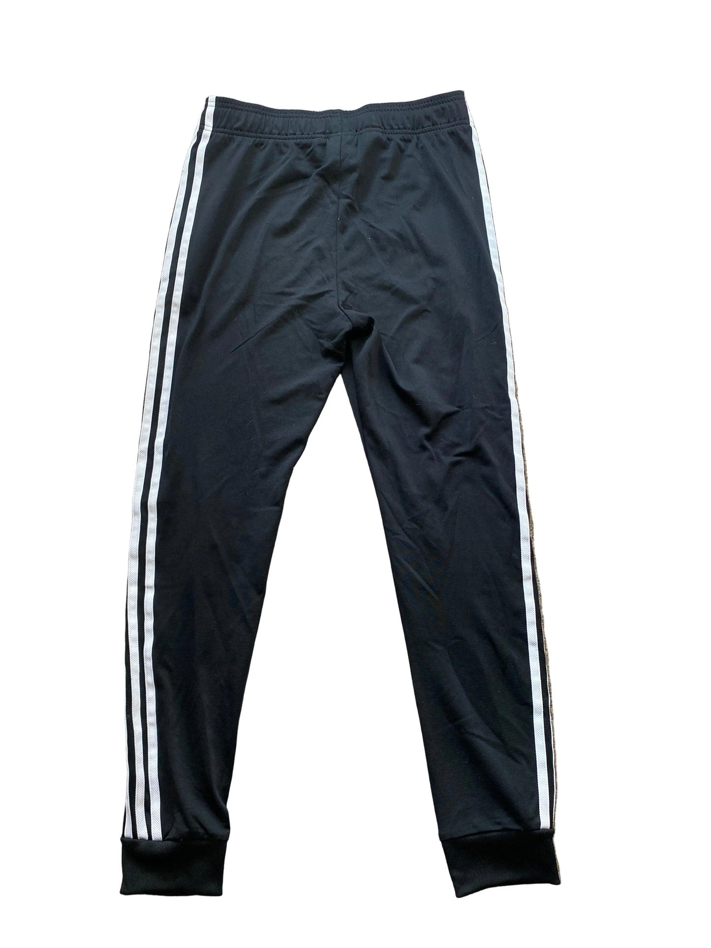 ADIDAS Boys Black Tracksuit Bottoms Age 13-14