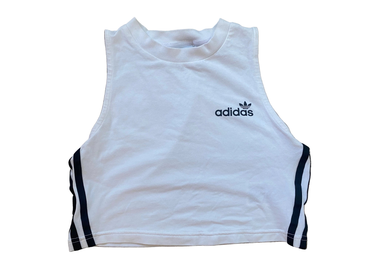 ADIDAS Women’s White Cropped T-shirt 10