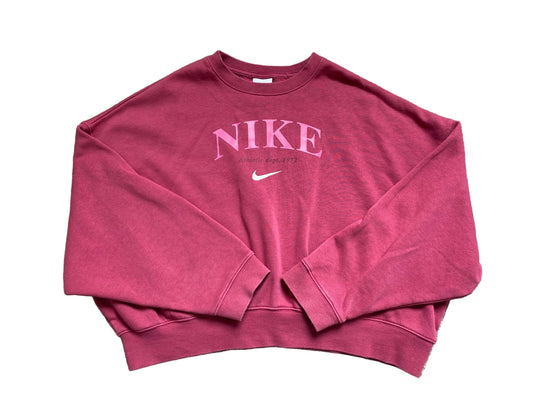 NIKE Girls Pink Sweatshirt Age 12-13
