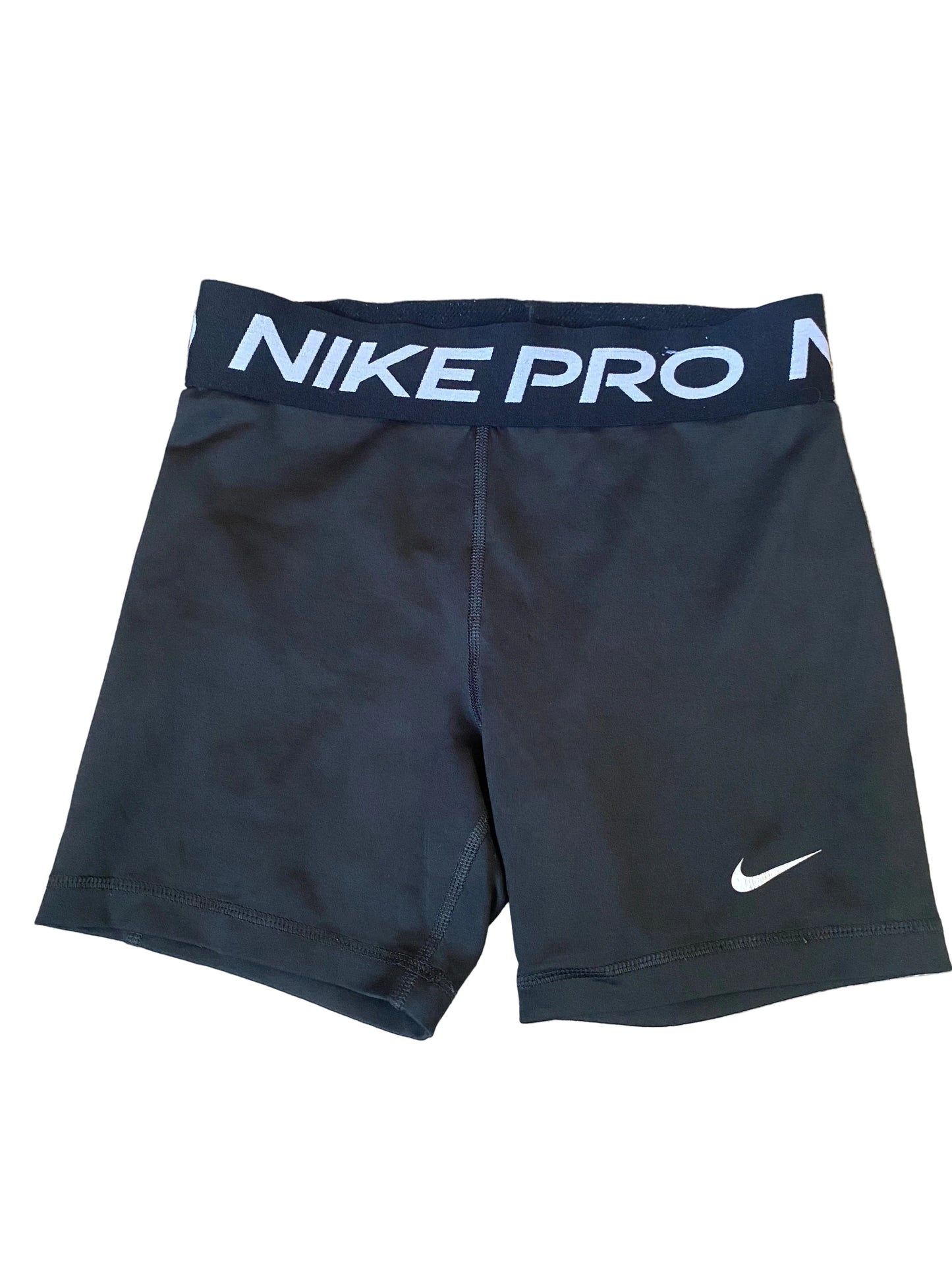 NIKE Pro Dri Fit Girls Black Shorts Age 12-13