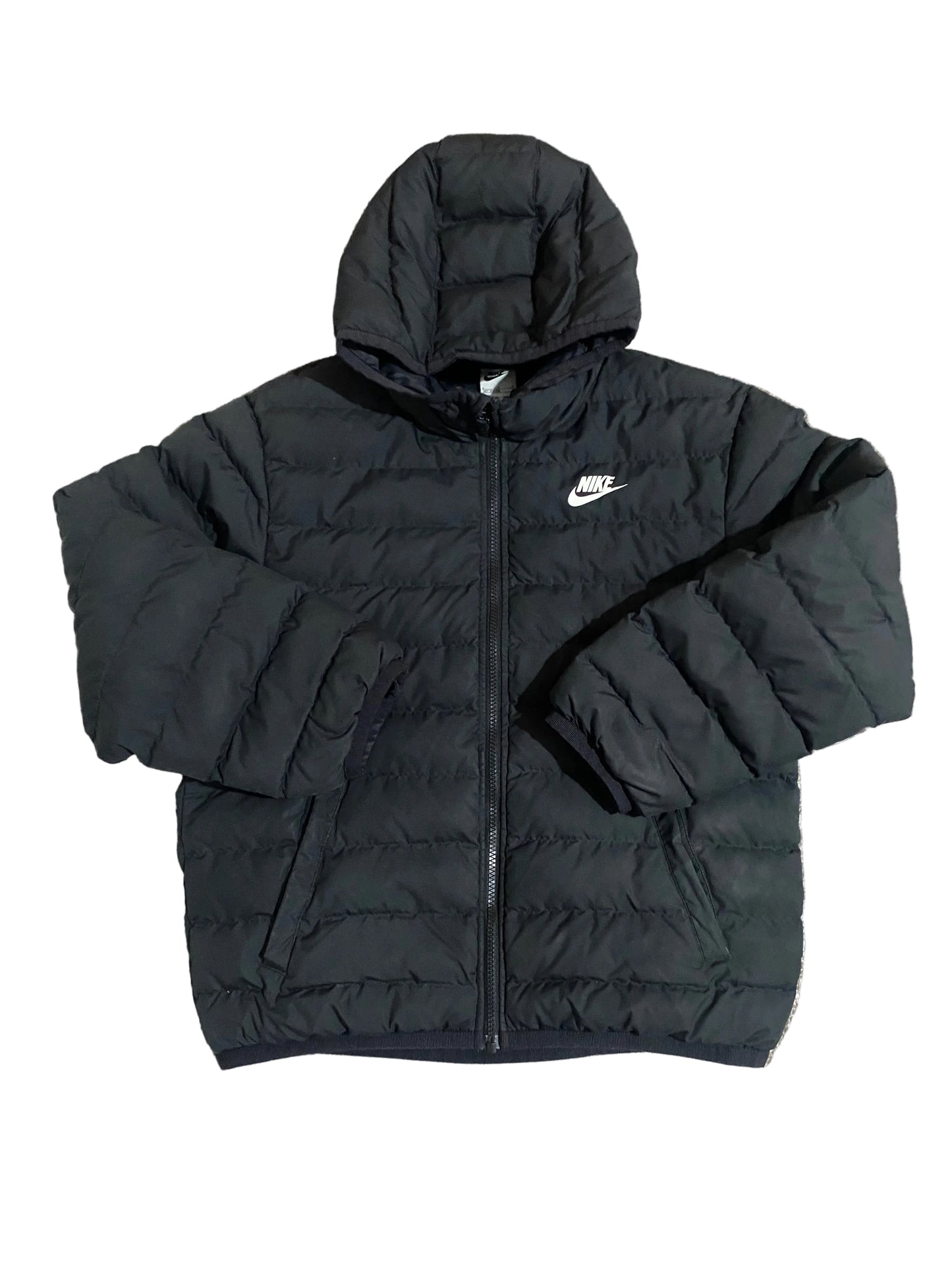 NIKE Unisex Black Puffer Jacket Age 12-13