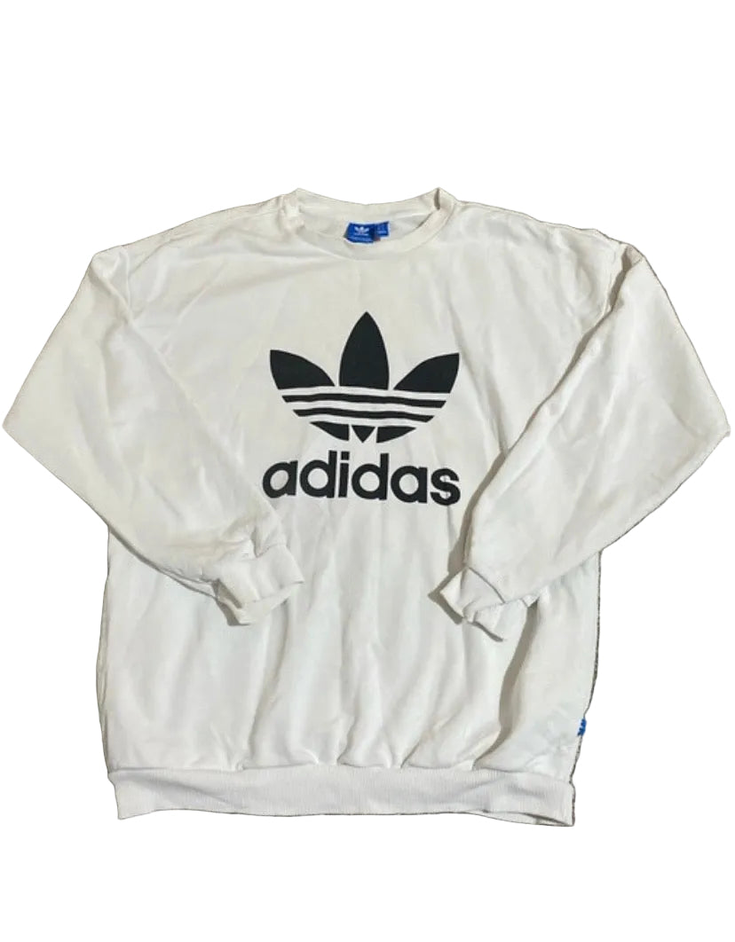 ADIDAS Women’s White Sweatshirt Size 14