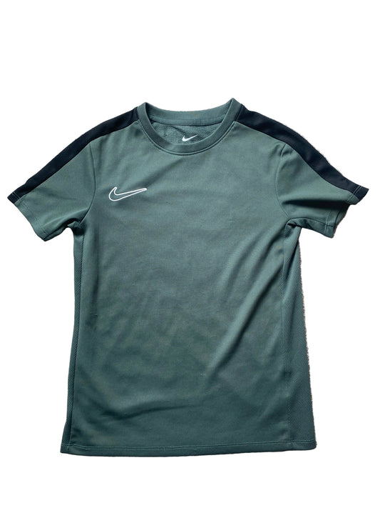 NIKE Dri Fit Boys Dark Green Activewear T-shirt Age 8-10