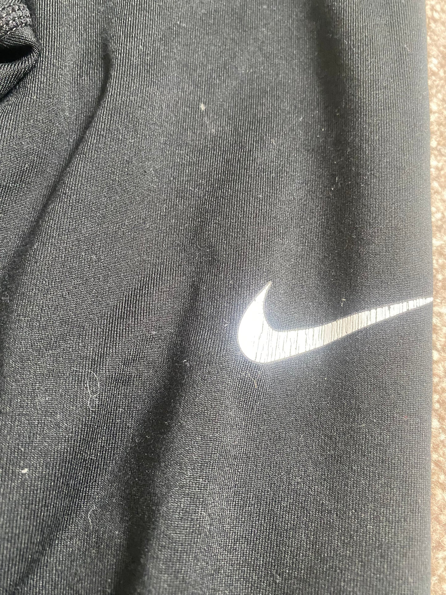 NIKE PRO Dri Fit Girls Black and Gold Leggings Age 10-12