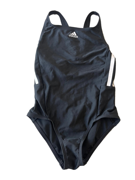ADIDAS Girls Black Swimsuit Age 5-6