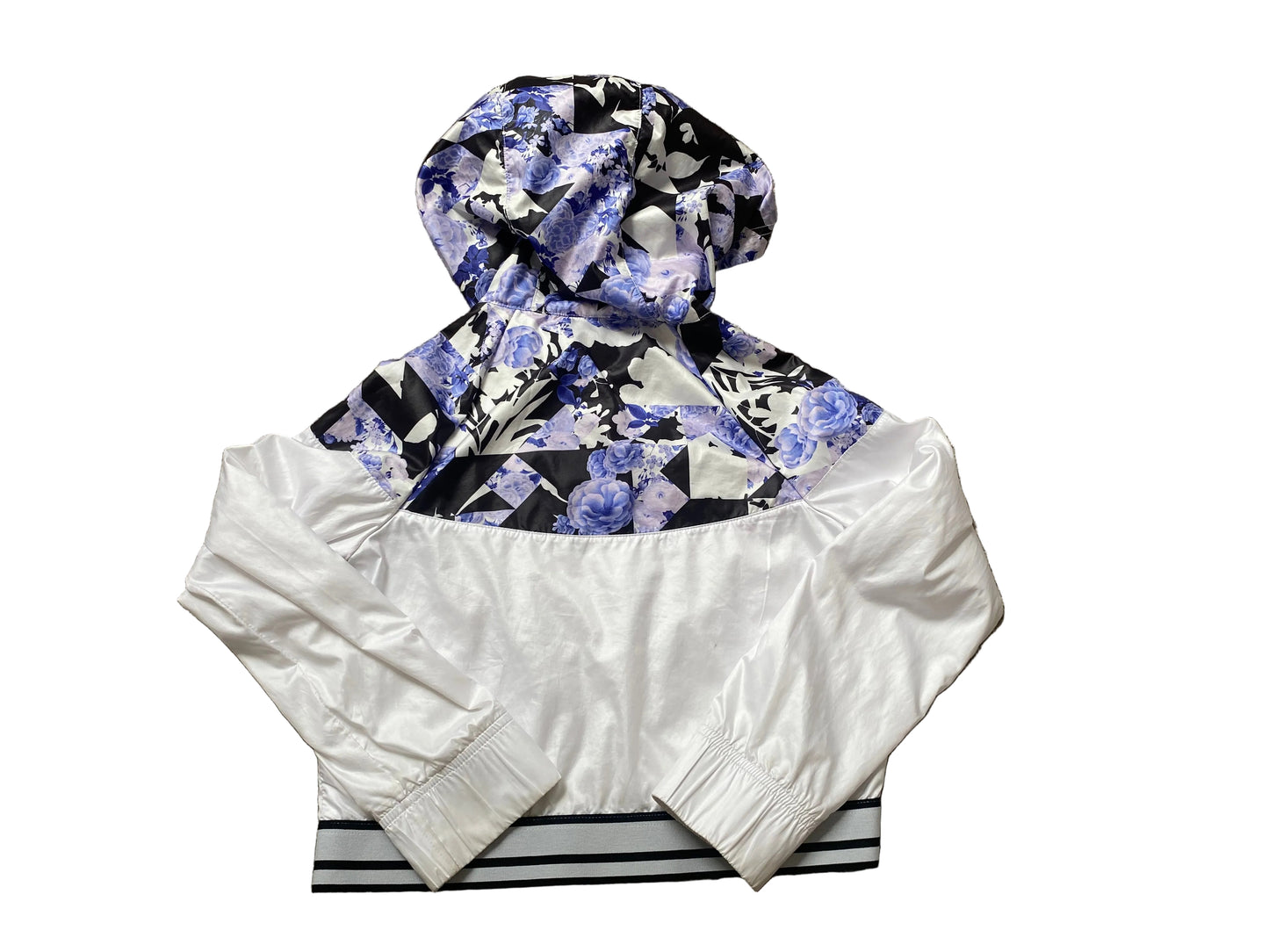 NIKE Girls White Lightweight Jacket Age 8-10