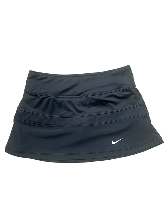 NIKE Dri Fit Girls Black Tennis Skort Age 8-10