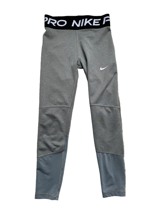 NIKE PRO Dri Fit Girls Leggings Grey Age 8-10