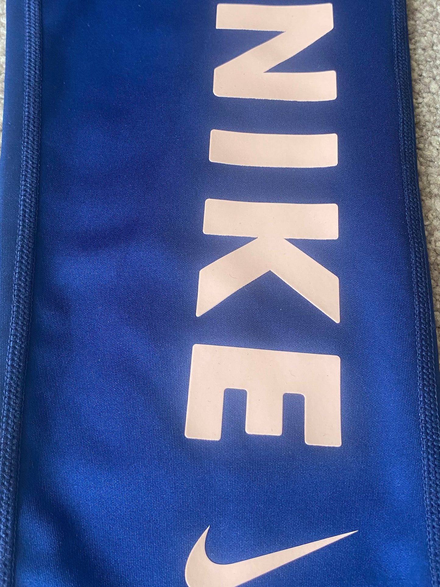 NIKE Dri Fit Navy 3/4 Girls Leggings Age 10-12
