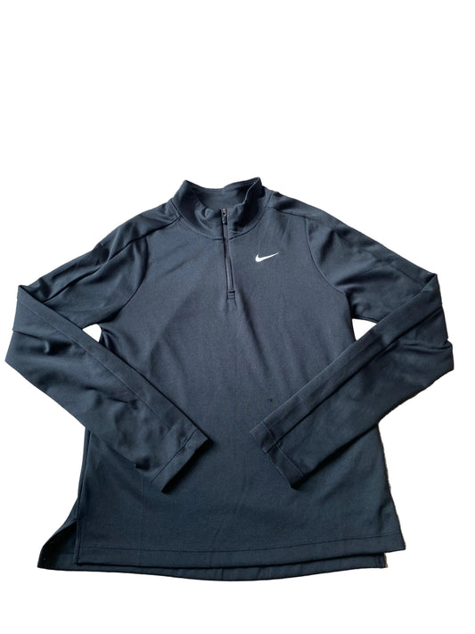 NIKE PRO Dri Fit Black 1/4 Zip Long Sleeved Boys Top Age 12-13