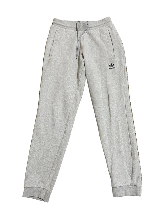 ADIDAS Mens Grey Tracksuit Bottoms Small