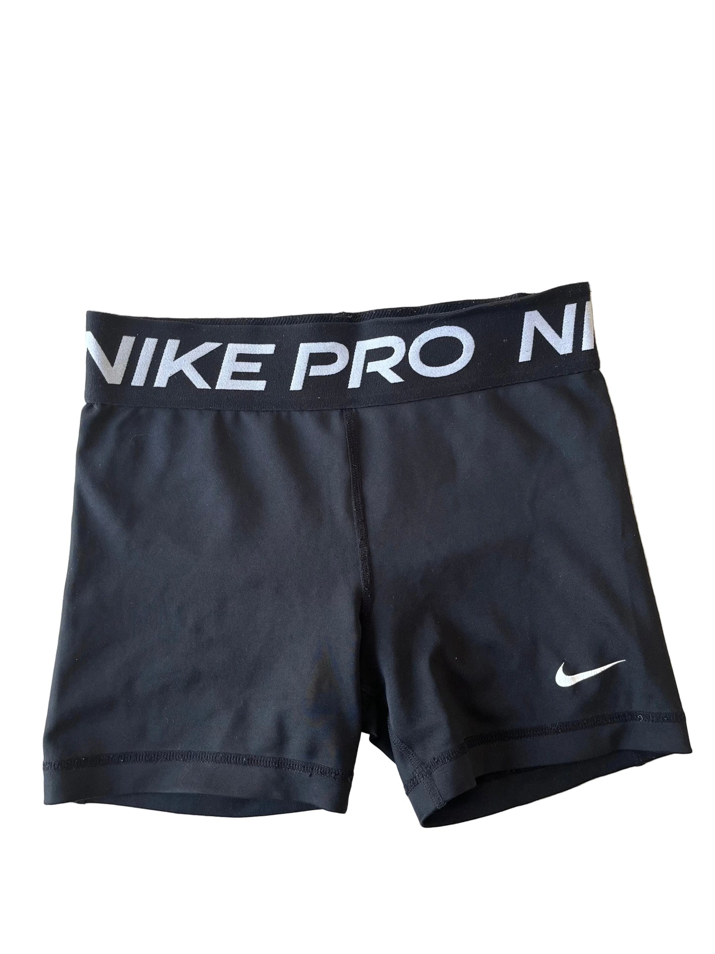 NIKE PRO Dri Fit Girls Black Shorts Age 10-12