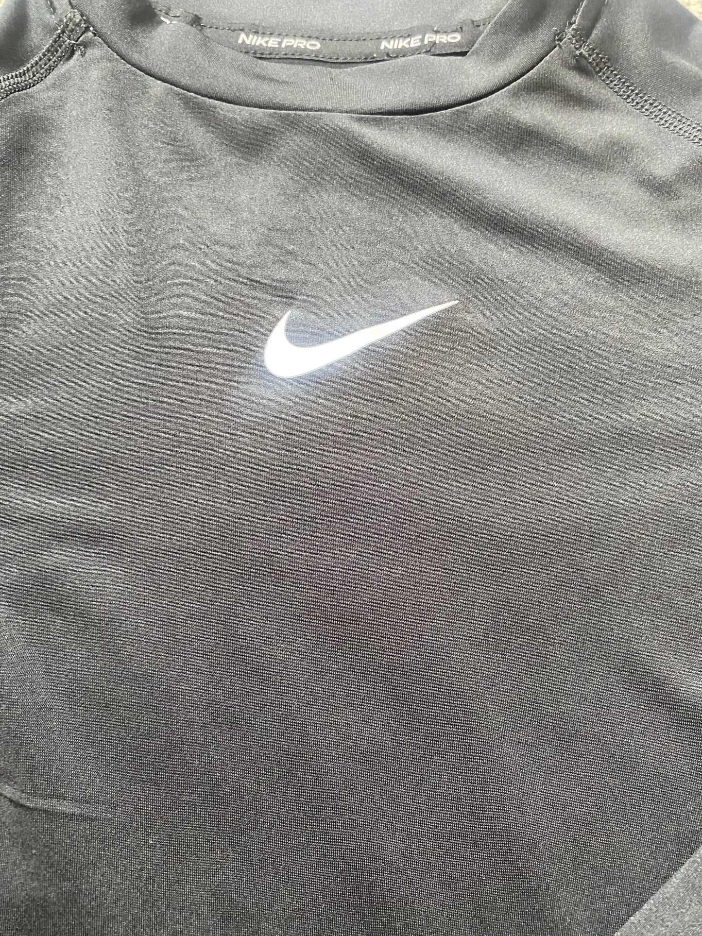NIKE Pro Dri Fit Black Base Layer Age 8-10
