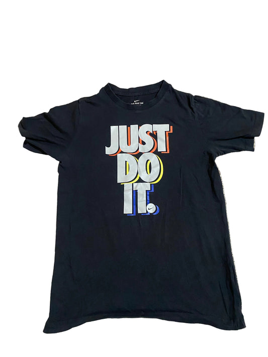 NIKE Boys ‘Just Do It’ Black T-shirt Age 13-15