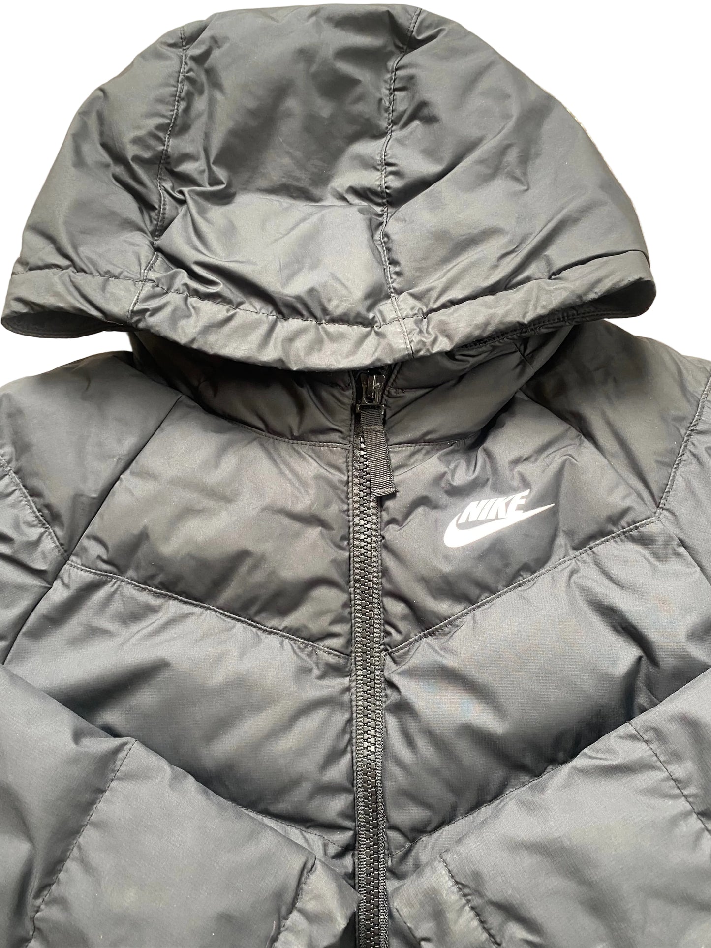 NIKE Unisex Black Puffer Jacket Age 8-10