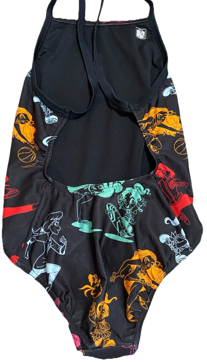 ADIDAS Disney Princess Girls Swimming Costume Age 9-10