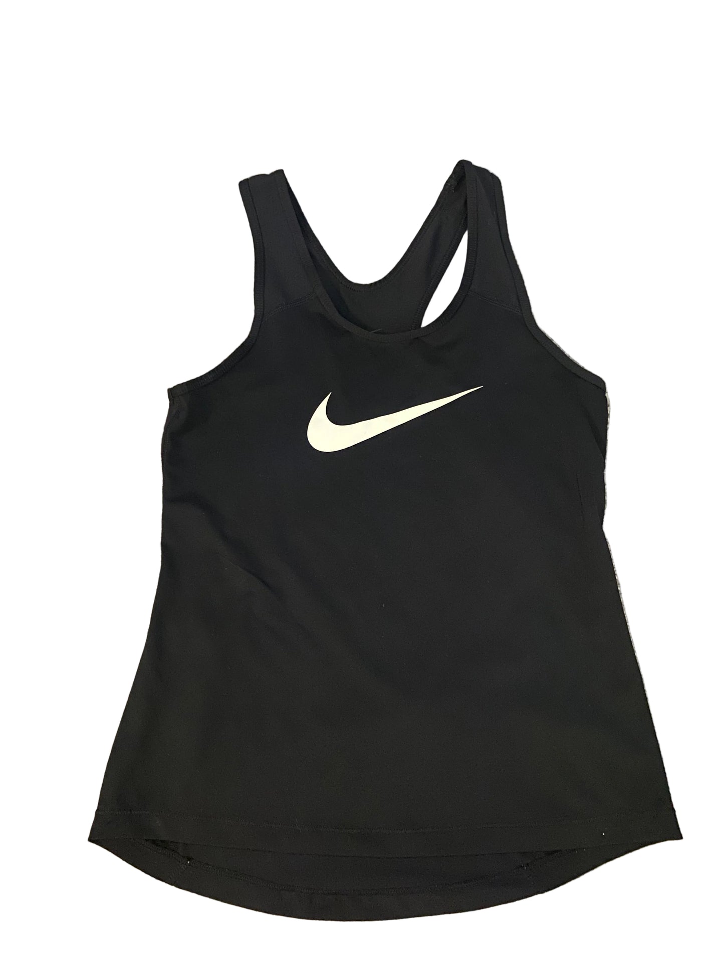 NIKE Girls Dri Fit Black Tank Top Age 10-12