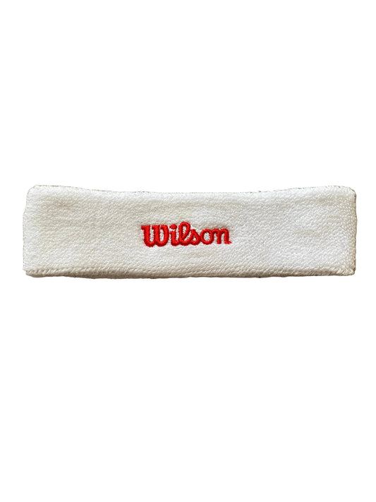 WILSON Tennis White Headband One Size