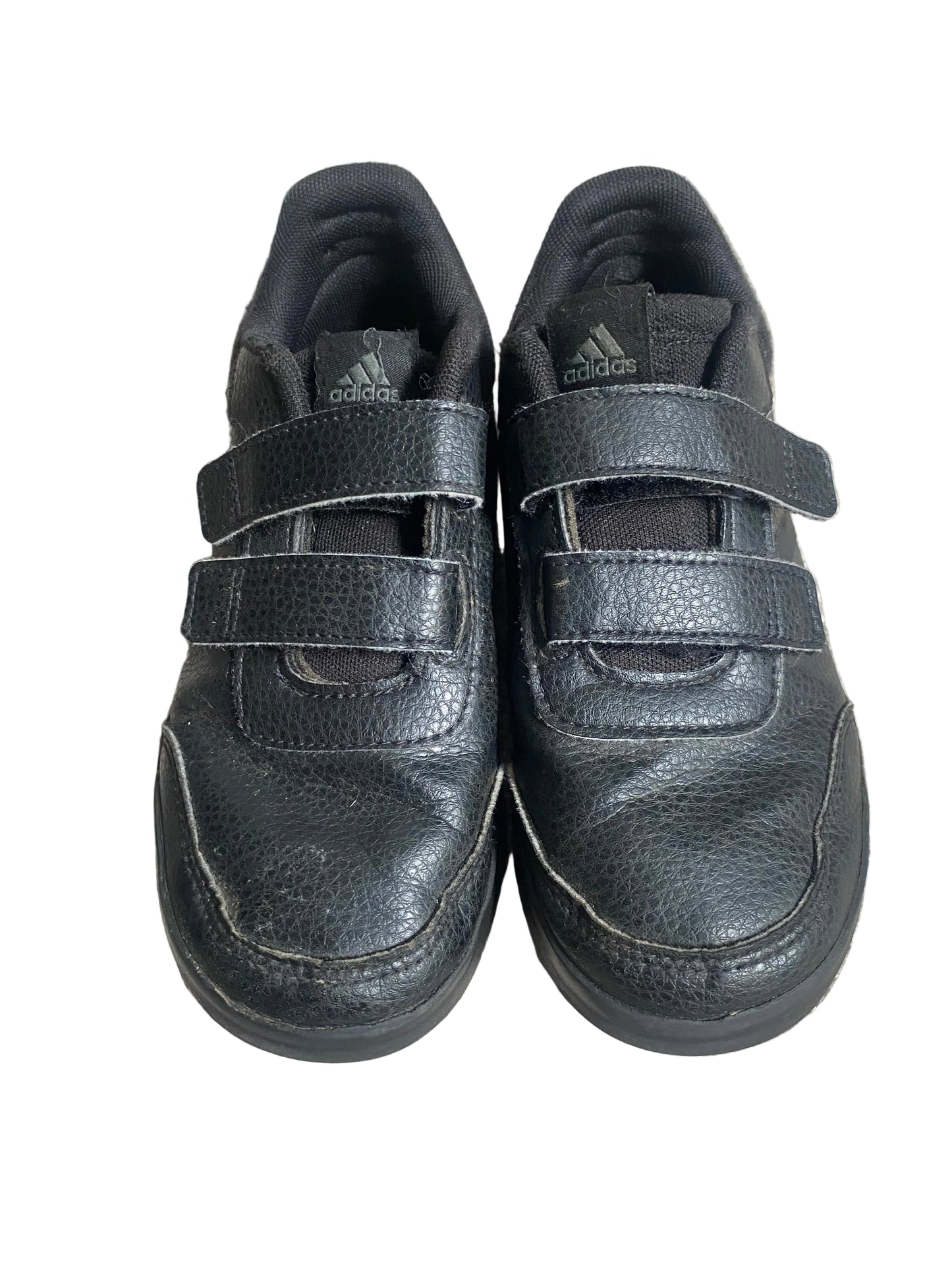 ADIDAS Boys Black Trainer School Shoes Size 1