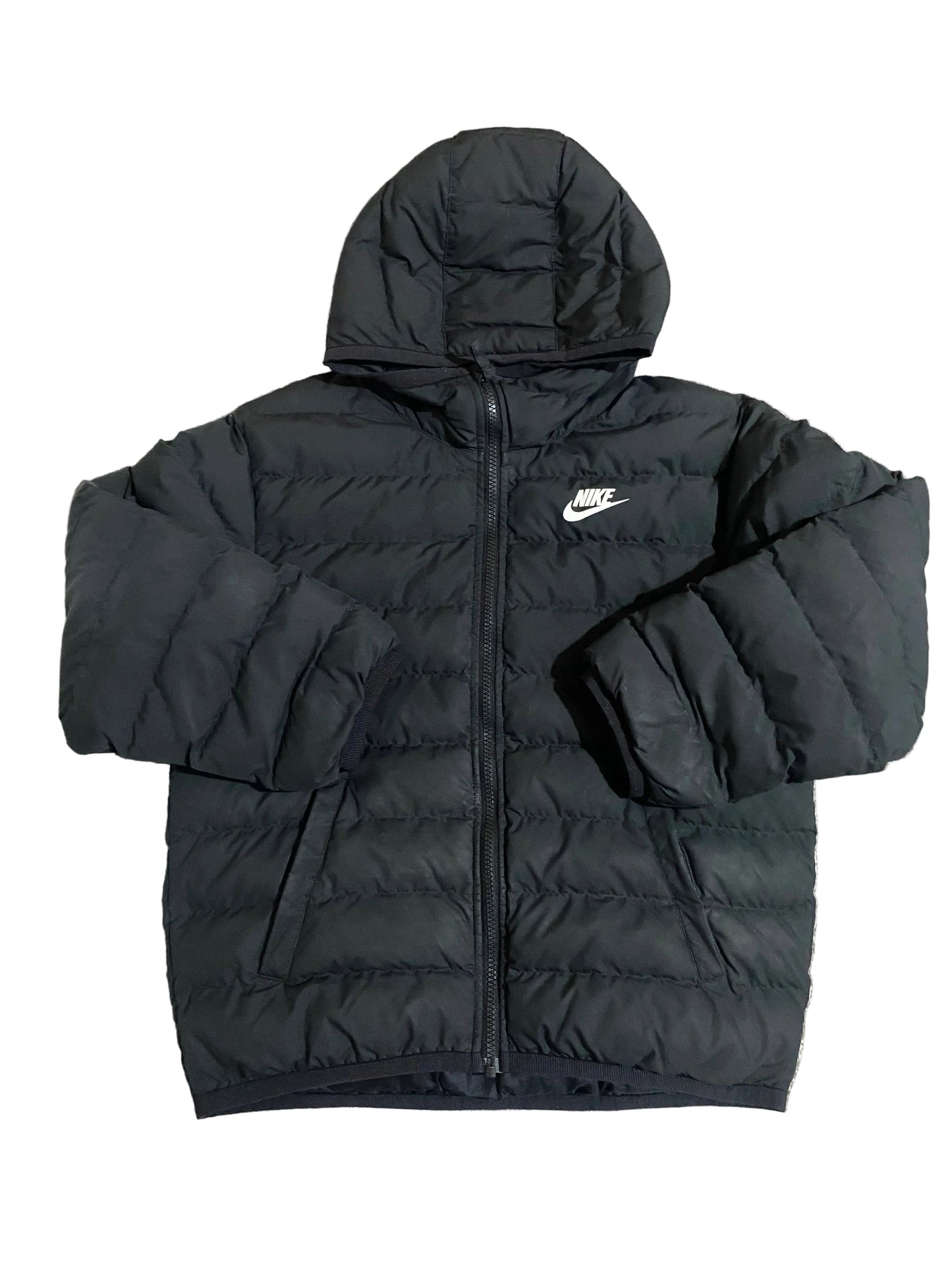 NIKE Unisex Black Puffer Jacket Age 10-12