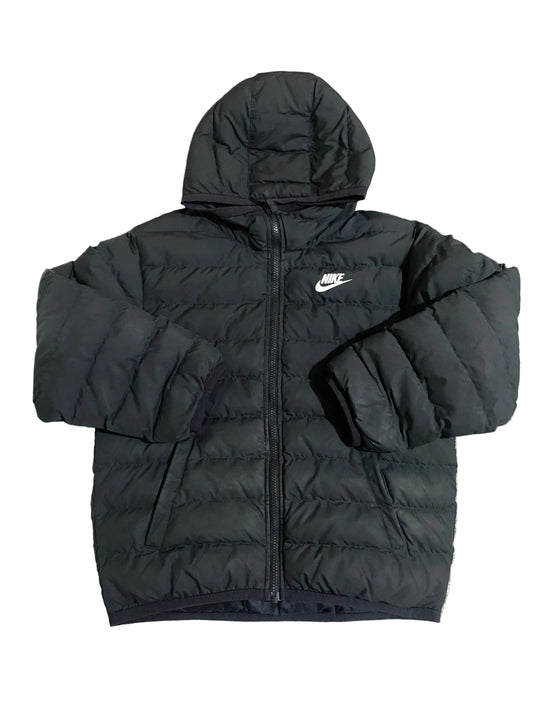 NIKE Unisex Black Puffer Jacket Age 10-12