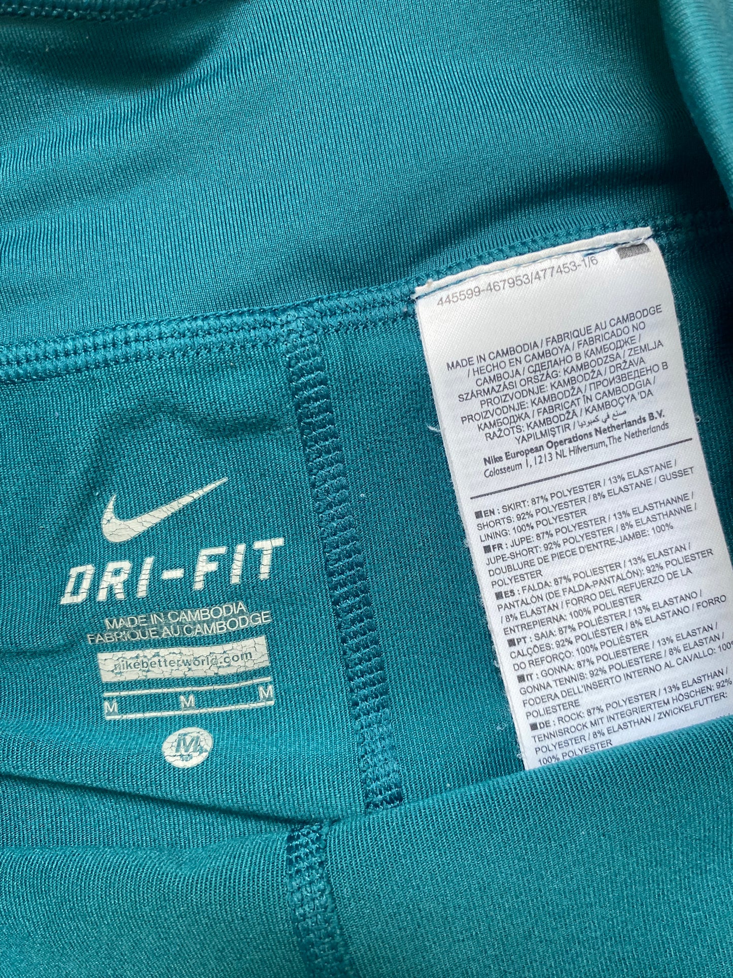 NIKE Dri Fit Women’s Green Tennis Skort 12-14