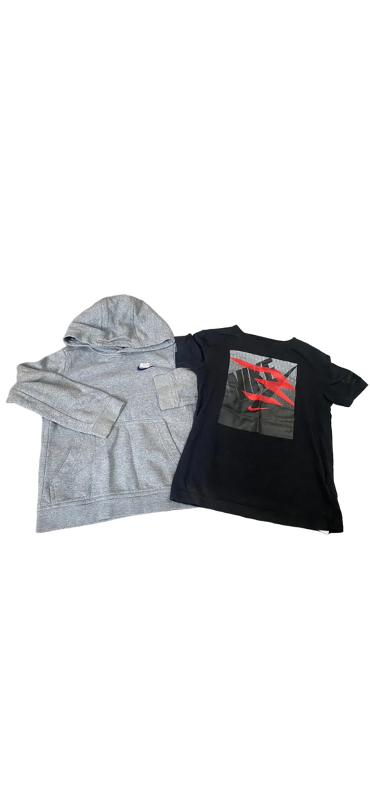 NIKE Boys Hoodie and T-Shirt Set Age 8-10
