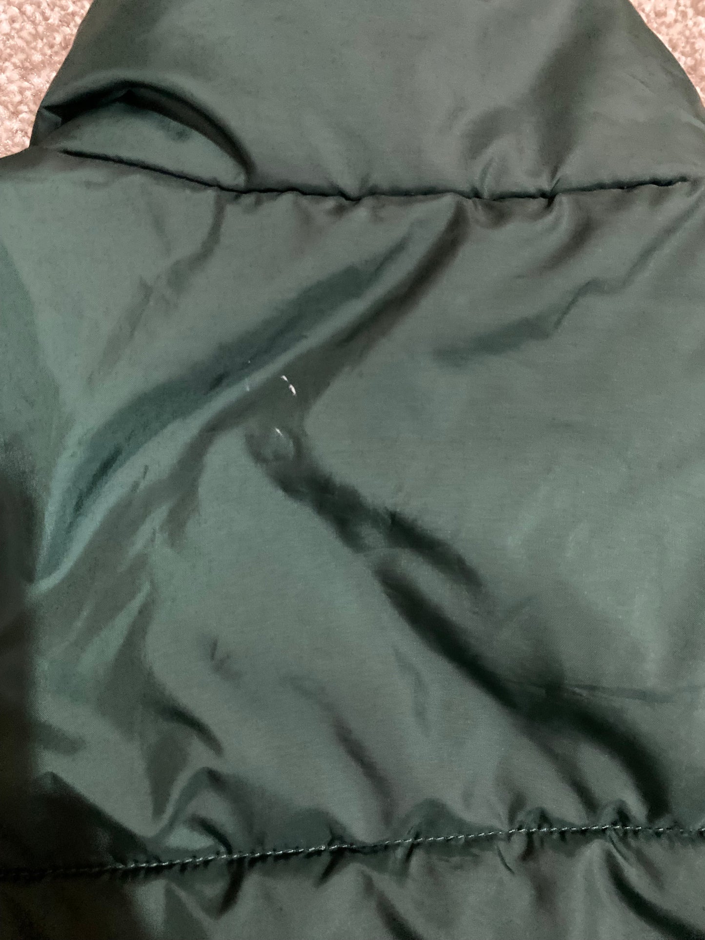 ADIDAS Women’s Vintage Dark Green Puffer Jacket Size 4