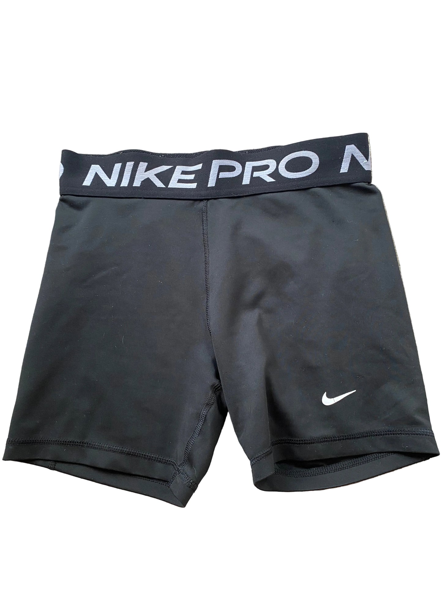 NIKE Pro Dri Fit Girls Black Shorts Age 13-15
