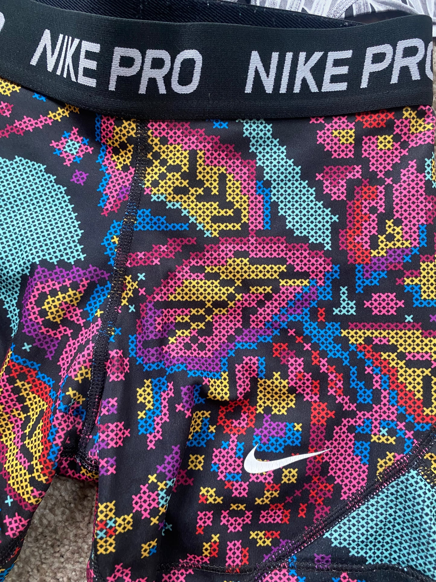 NIKE PRO Dri Fit Girls 3 Pack Shorts Age 10-12