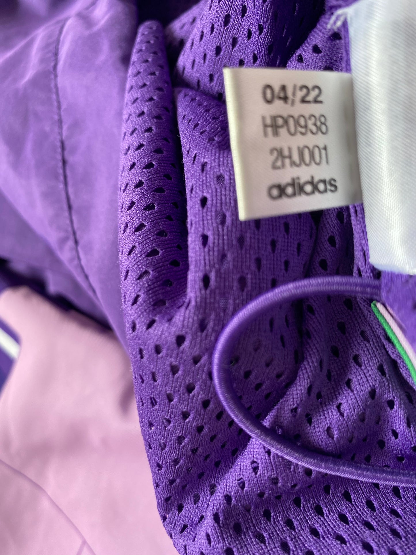 ADIDAS X CLASSIC LEGO Girls Purple Windbreaker Jacket Age 11-12