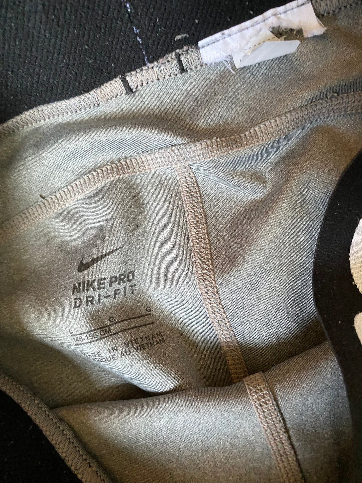 NIKE Pro Dri Fit Girls Grey Leggings Age 12-13