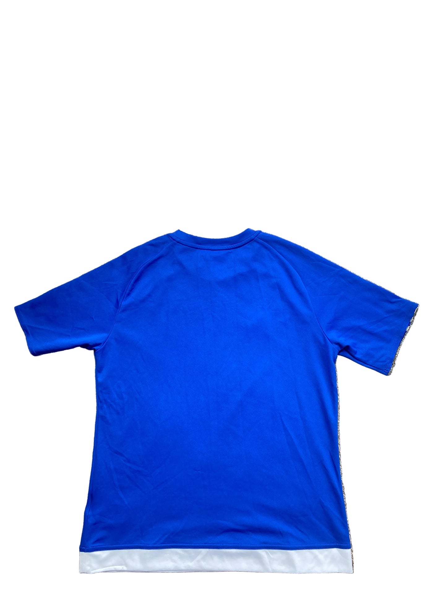 ADIDAS Boys Blue Climalite T-Shirt Age 13-14